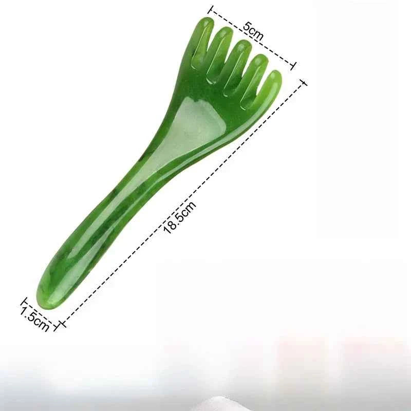 Head Massager Scalp Gua Sha for Body Neck Leg Massage Five-claw Head Scraping Stick Massage Scraping Claw Massage Visage