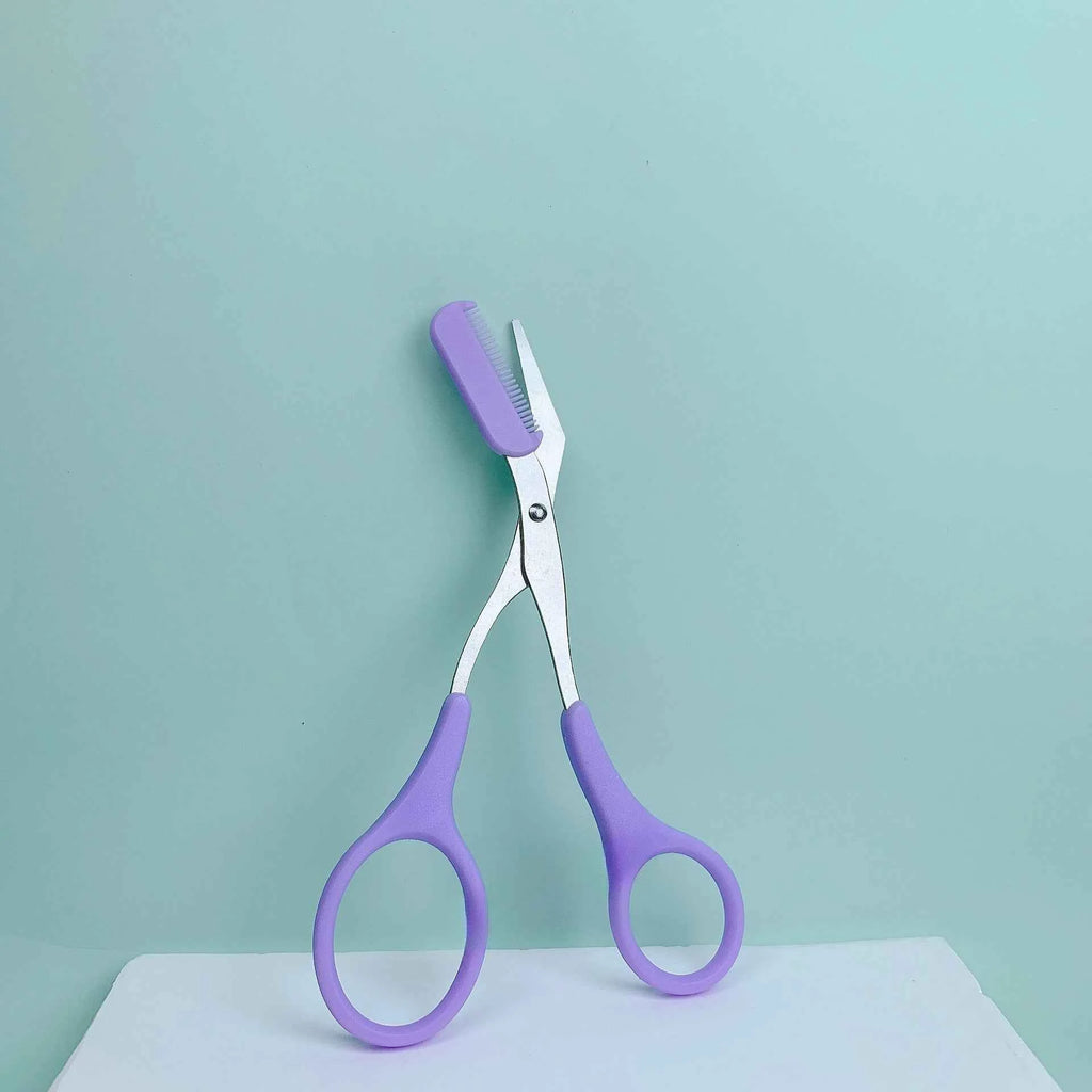 Ciseaux à cils Stainless Steel Safe Anti-scratch Trimmer for Beginners Crescent Sharp Beauty Tool Multi-color