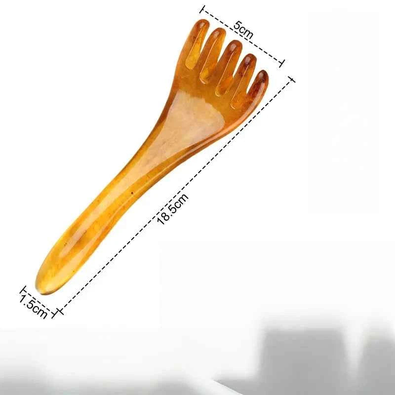 Head Massager Scalp Gua Sha for Body Neck Leg Massage Five-claw Head Scraping Stick Massage Scraping Claw Massage Visage