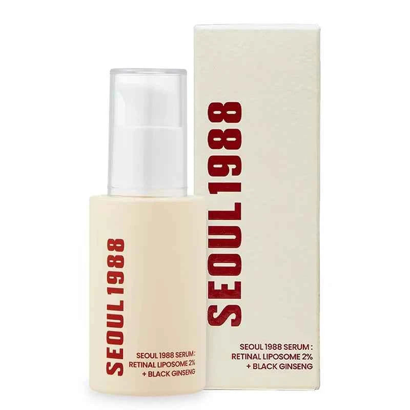 Séoul 1988 Coffret Sérum Crème Yeux et Visage au Rétinol et Ginseng