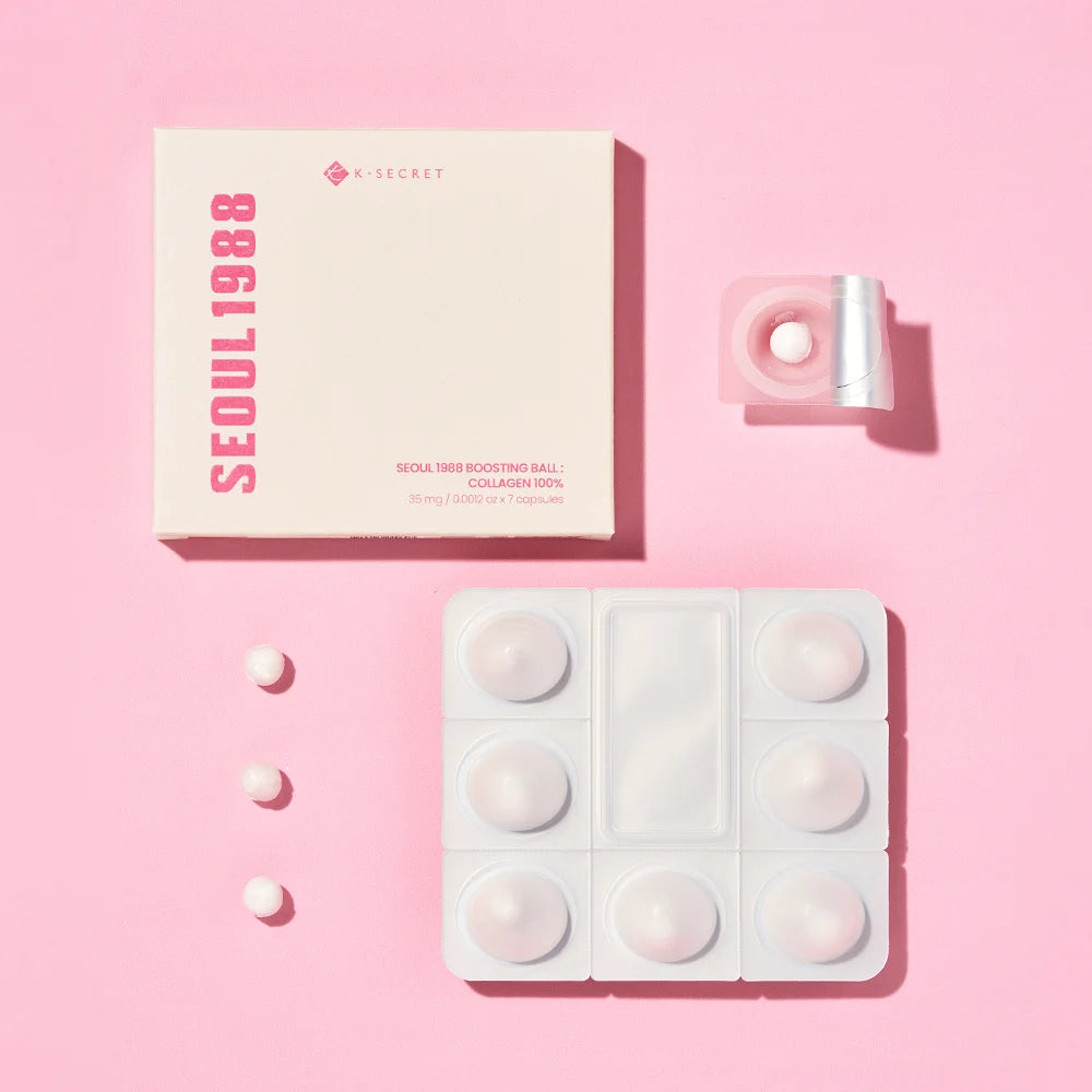 Boosting Ball Collagène 100% Séoul 1988 – Soin Raffermissant Anti-Âge (80 capsules)