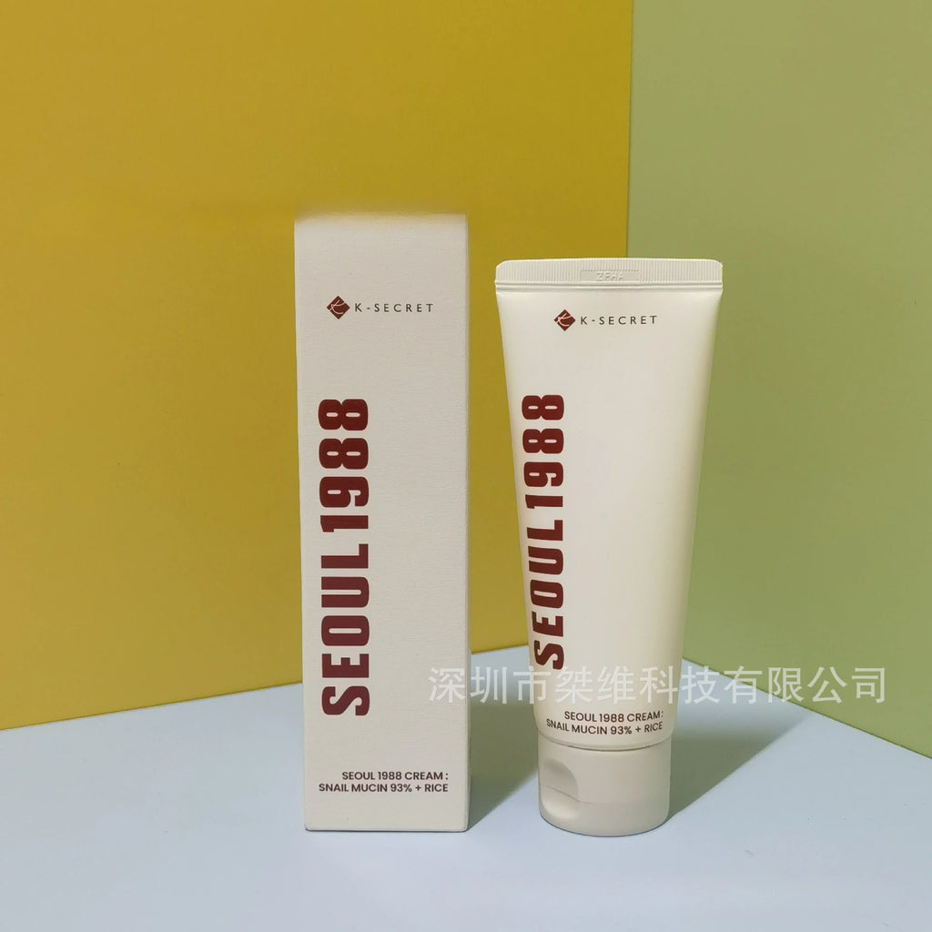 Coffret Skincare Coréen Séoul 1988 – Essence, Crème Yeux Rétinol, Solaire & Nettoyant