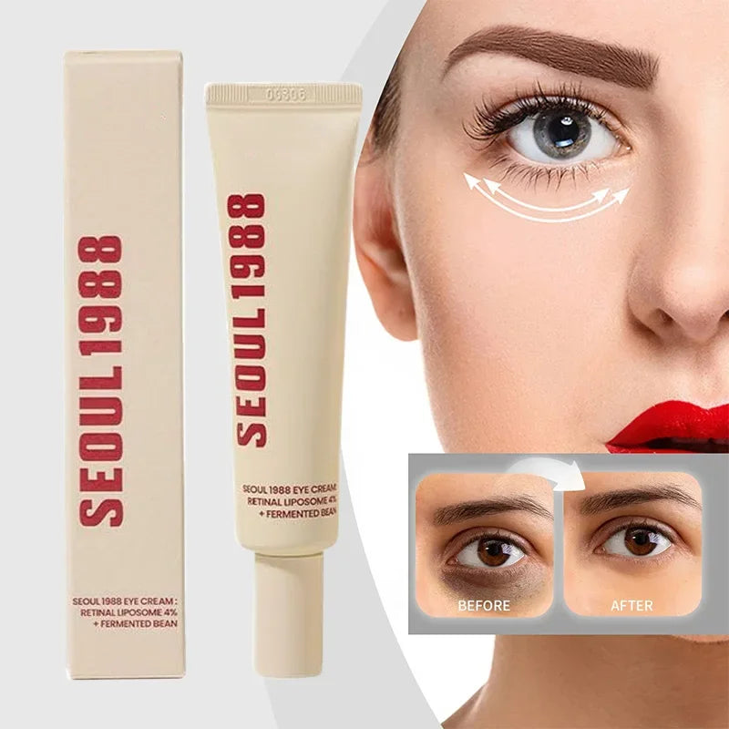 Crème Contour des Yeux Rétinol 4% Séoul 1988 – Anti-Cernes, Anti-Rides & Raffermissante