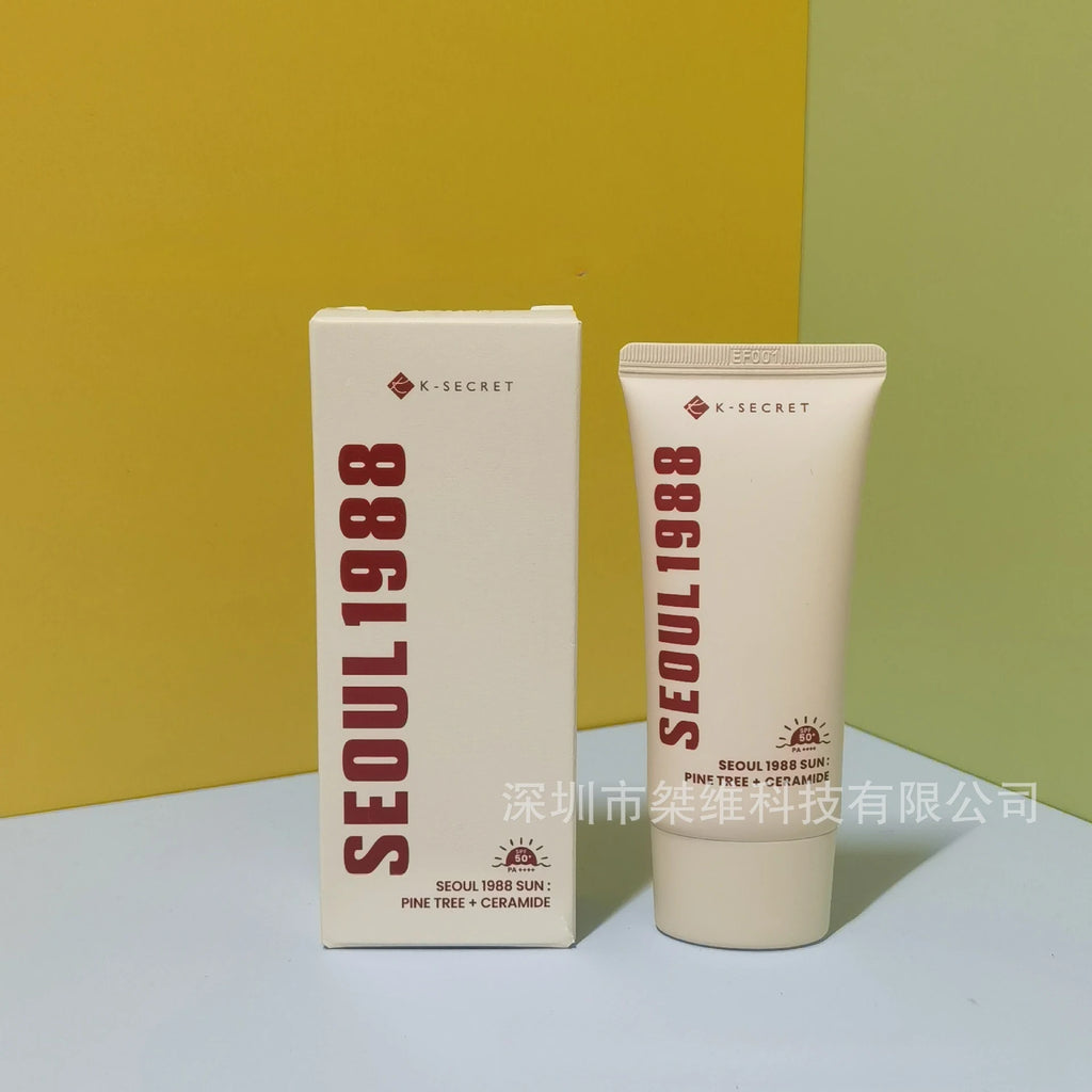 Coffret Skincare Coréen Séoul 1988 – Essence, Crème Yeux Rétinol, Solaire & Nettoyant