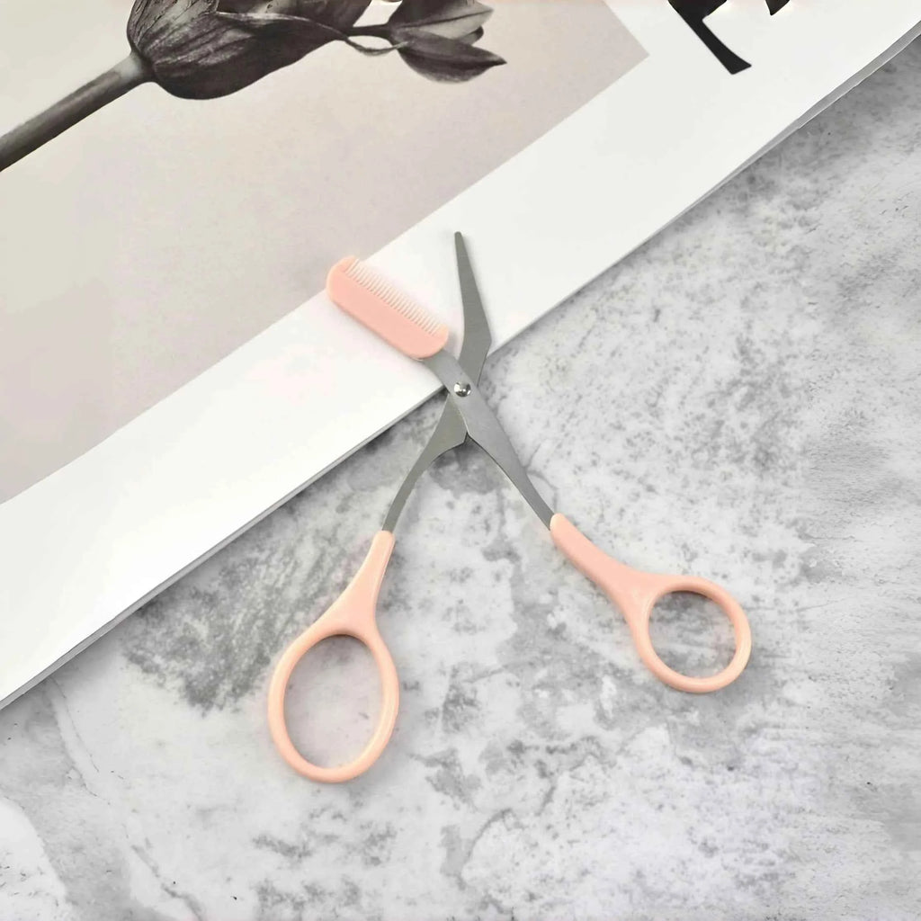 Ciseaux à cils Stainless Steel Safe Anti-scratch Trimmer for Beginners Crescent Sharp Beauty Tool Multi-color